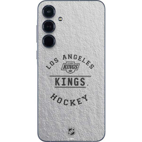 NHL Los Angeles Kings Black Text Galaxy A35 5G Skin